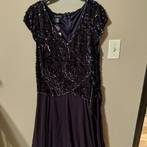 Plum Mother of the Bride/Groom Dress